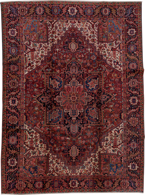 Vintage Heriz Area Rug (8' x 10')